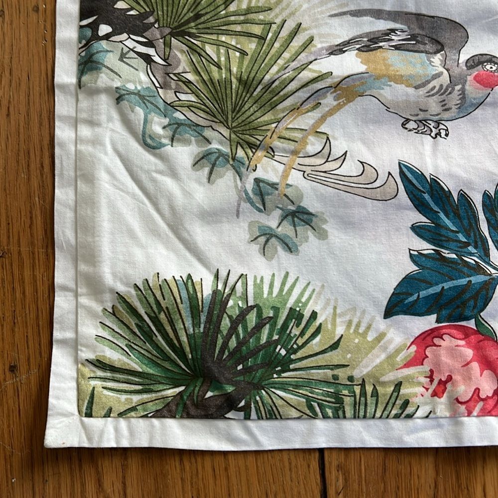 Williams Sonoma SCALAMANDRE BOTANICAL PHEASANT Print Sham - Picture 2 of 8